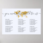 Wereldkaart van weduwenkaarten poster (Voorkant)