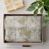 wereldkaart van ziekten tissuepapier (Geschenk)