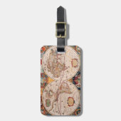  Wereldkaart vanaf 1600 Bagagelabel (Voorkant verticaal)