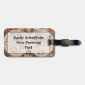  Wereldkaart vanaf 1600 Bagagelabel (Achterkant horizontaal)