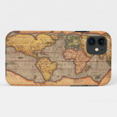 Wereldkaart vanaf 1601 Case-Mate iPhone case (Achterkant (horizontaal))