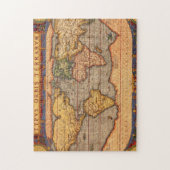 wereldkaart vanaf 1601 legpuzzel (Verticaal)