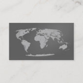 Wereldkaart Visitekaartje (Achterkant)