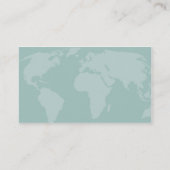 wereldkaart visitekaartje (Achterkant)