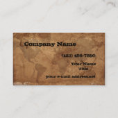  Wereldkaart Visitekaartje (Voorkant)