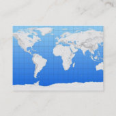 Wereldkaart Visitekaartje (Achterkant)