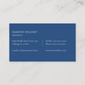 Wereldkaart Visitekaartje (Achterkant)