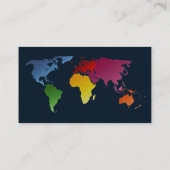 wereldkaart visitekaartje (Achterkant)
