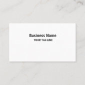 wereldkaart Visitekaartje ontwerp (Achterkant)