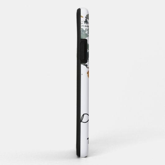 Wereldkaart Voeg jouw naam tekst Plaats Stadstelef Case-Mate iPhone Case (Achterkant/rechts)