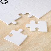 Wereldkaart Voeg jouw naam tekst Plaats Stadstelef Legpuzzel (Zijkant)