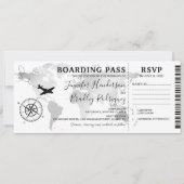 Wereldkaart voor het instappen van een passerbeste kaart (Voorkant)