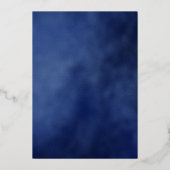 Wereldkaart voor weddenschappen folie uitnodiging (Achterkant)