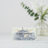 Wereldkaart | Vrachtwagen Logistiek Verzending Visitekaartje (Staand voorkant)