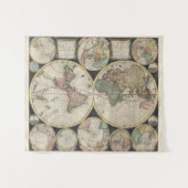  Wereldkaart Wandkleed (Voorkant (horizontaal))