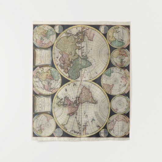  Wereldkaart Wandkleed (Voorkant)