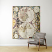  Wereldkaart Wandkleed (In situ)