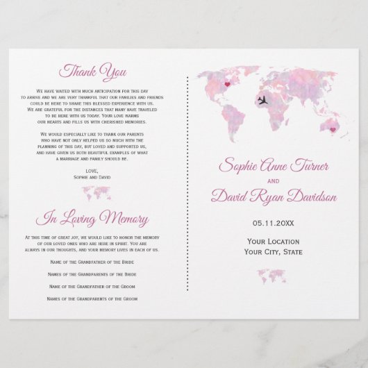 Wereldkaart-weddenschapsprogramma Waterverf bestem (Voorkant)