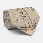 Wereldkaart Wereldbol Antiek reizen Stropdas (Opgerold)