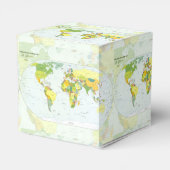 Wereldkaart Wereldbol Landatlas Bedankdoosjes (Achterkant)