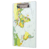 Wereldkaart Wereldbol Landatlas Klembord (Links)