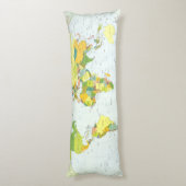 Wereldkaart Wereldbol Landatlas Lichaamskussen (Achterkant (Verticaal))