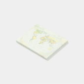 Wereldkaart Wereldbol Landatlas Post-it® Notes (Schuin)