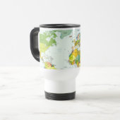 Wereldkaart Wereldbol Landatlas Reisbeker (Voorkant links)