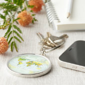 Wereldkaart Wereldbol Landatlas Sleutelhanger (Zijkant)