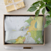 Wereldkaart Wereldbol Landatlas Tissuepapier (Geschenk)