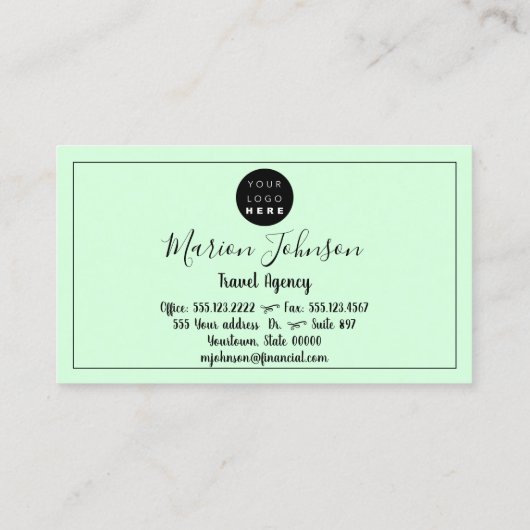 Wereldkaart Wereldbol Map Reisbureau Gold Logo Min Visitekaartje (Achterkant)