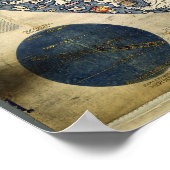 Wereldkaart Wereldkaart Venetiaanse monnik Fra Mau Poster (Hoek)