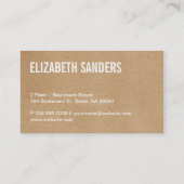 Wereldkaart (wit) | Natuurlijk Visitekaartje (Achterkant)