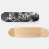 Wereldkaart wolken persoonlijk skateboard (Horizontaal)