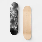 Wereldkaart wolken persoonlijk skateboard (Voorkant)