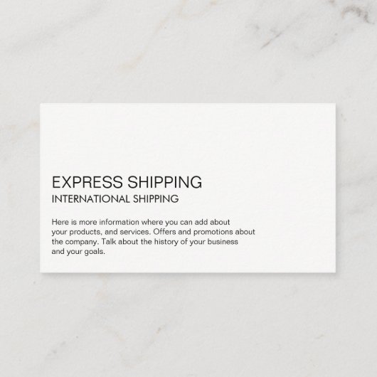 Wereldkaart / Zeilschip Visitekaartje (Achterkant)