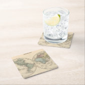 Wereldkaarten Kartonnen Onderzetters (Insitu)