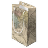 Wereldkaarten Klein Cadeauzakje (Voorkant Gekanteld)