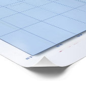 Wereldkaarten, Poster gedrukte kaart (Hoek)