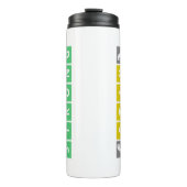 Wereldkampioen, blijf sterk, winnaar Wordle Thermosbeker (Voorkant)