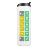 Wereldkampioen, blijf sterk, winnaar Wordle Thermosbeker (Gedraaid links)