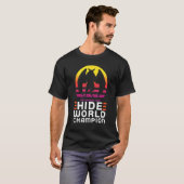 wereldkampioen cryptozoölogie 1 t-shirt (Voorkant volledig)