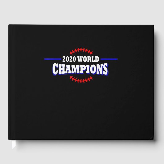 Wereldkampioen honkbal 2020 gastenboek (Voorkant)