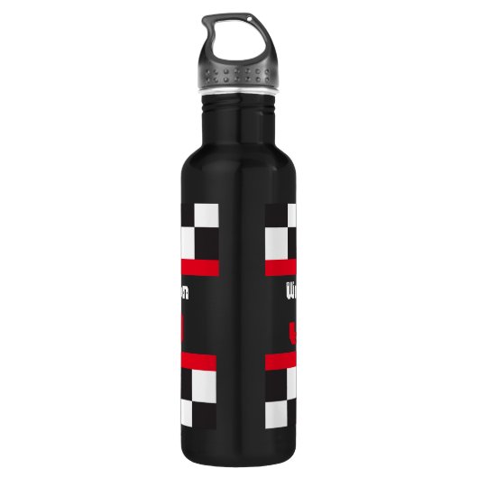 Wereldkampioen kinder naam drinken fles (Achterkant)