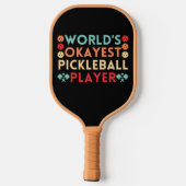  wereldkampioen Pickleball Player Pickleball Paddle (Achterkant)