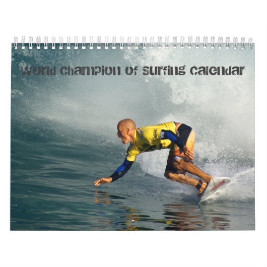 Wereldkampioen surfen 11x-kalender kalender (Hoes)