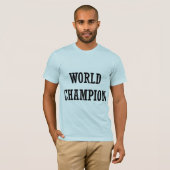 Wereldkampioen T-shirt (Voorkant volledig)