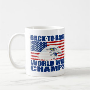 wereldkampioenen in de wereldoorlog Eagle & US Fl Koffiemok