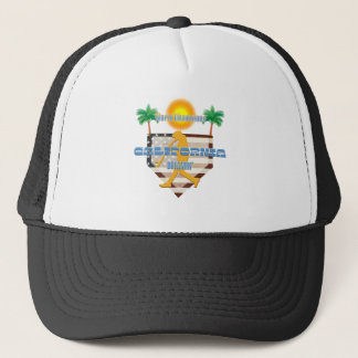 Wereldkampioenen met palmboom California Dreamin' Trucker Pet