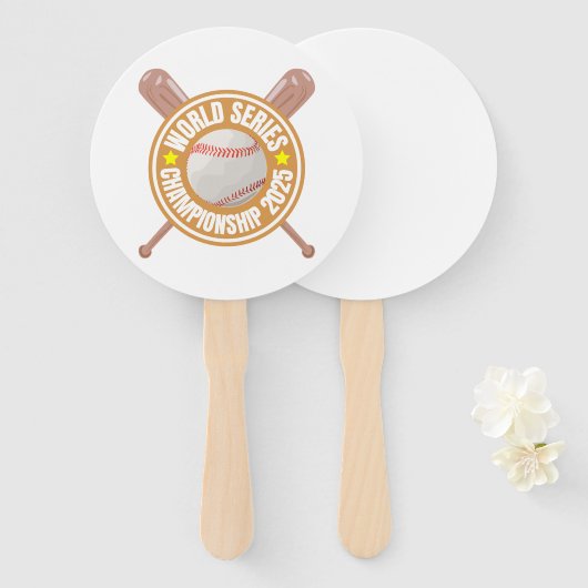 Wereldkampioenschap 2025 T-shirt Handwaaier (Voorkant en achterkant)